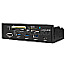 LogiLink UA0341 5.25" Multifunktions-Panel intern mit Cardreader schwarz