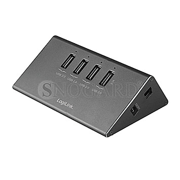 LogiLink UA0224 5 Port Aluminium USB 2.0 Hub