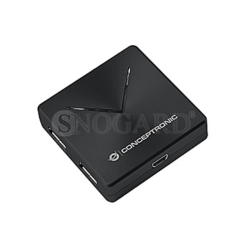 Conceptronic HUBBIES02B 4-Port USB 3.0 Hub schwarz