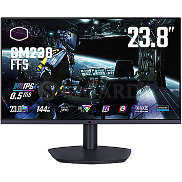 60.5cm (23.8") CoolerMaster Gaming GM238-FFS IPS HDR Full-HD Gaming 144Hz G-Sync