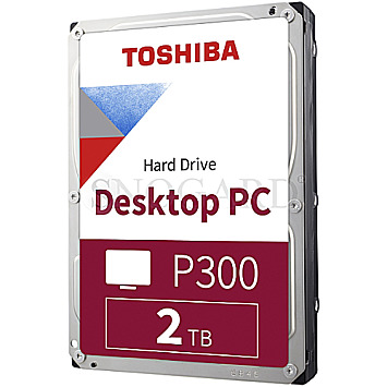 2TB Toshiba HDWD320UZSVA P300 Desktop High Performance 3.5" SATA 6Gb/s bulk