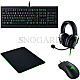 Razer Power Up Bundle V2 Gaming Tastatur+Maus Set inkl. Headset + Mousepad