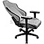 AeroCool CROWNASHGR Crown AeroWeave Ash Black Gaming Chair hellgrau
