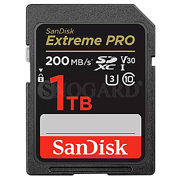 1TB SanDisk SDSDXXD-1T00-GN4IN Extreme PRO R200/W140 SDXC UHS-I U3 Class 10 V30