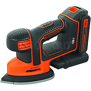 Black & Decker BDCDS18 Mouse Akku Multischleifer inkl. Akku 1.5Ah