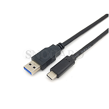 Equip 128344 USB 3.2 Typ-A -> USB 3.2 Typ-C 2m schwarz