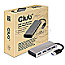 Club 3D CSV-1431 SenseVision 4 Port USB 4.0 Hub + Stromadapter silber