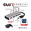 Club 3D CSV-1431 SenseVision 4 Port USB 4.0 Hub + Stromadapter silber