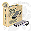 Club 3D CSV-1431 SenseVision 4 Port USB 4.0 Hub + Stromadapter silber