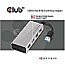 Club 3D CSV-1431 SenseVision 4 Port USB 4.0 Hub + Stromadapter silber