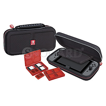 BigBen AL109128 Nintendo Switch Travel Case Set NNS40 schwarz/rot