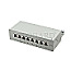 LogiLink NP0018 Patchpanel CAT6a Desktop 8 Port Shielded grau