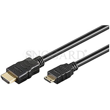 HDMI Mini Anschlusskabel 5m schwarz