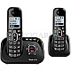 Amplicomms BigTel 1582 Duo DECT Analogtelefon + Mobilteil schwarz