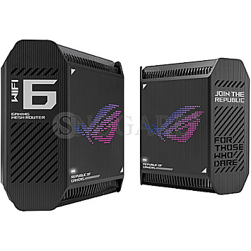 ASUS ROG Rapture GT6 AX10000 Router + Satellit Set 2er Bundle schwarz