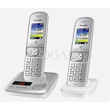 Panasonic KX-TGH722 DECT Telefon+Mobilteil silber