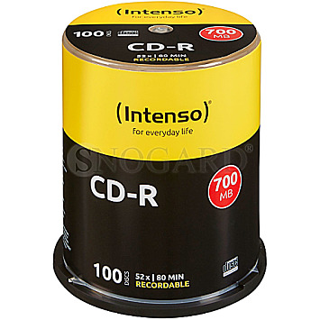 Intenso 1001126 CD-R 700MB 100er Cake Box 52x retail