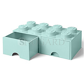 Room Copenhagen 40061742 LEGO Brick Drawer 8 aquablau