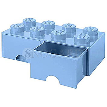 Room Copenhagen 40061736 LEGO Brick Drawer 8 hellblau