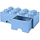 Room Copenhagen 40061736 LEGO Brick Drawer 8 hellblau