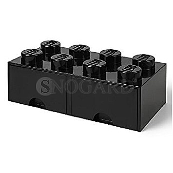 Room Copenhagen 40061736 LEGO Brick Drawer 8 schwarz