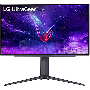 67.3cm (26.5") LG UltraGear 27GR95QE-B Gaming OLED HDR WQHD 240Hz G-Sync Pivot