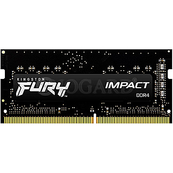8GB Kingston KF432S20IB/8 FURY Impact DDR4-3200 SO-DIMM schwarz