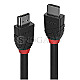 Lindy 36472 High Speed 2x HDMI Typ-A Stecker 4K Kabel Black Line 2m