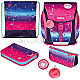 Herlitz 50043187 Filo Light Plus Pink Stars Schultaschen Set 5-tlg.