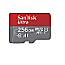 256GB SanDisk SDSQUAC-256G-GN6FA Ultra R150 microSDXC UHS-I U1 A1 Class 10 Kit