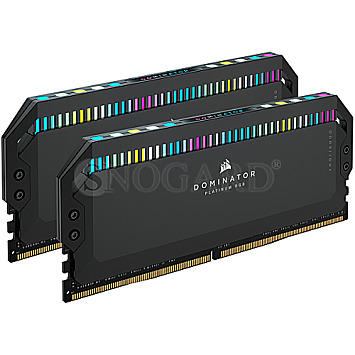 32GB Corsair CMT32GX5M2X6000C36 Dominator Platinum RGB DDR5-6000 Kit schwarz