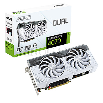 12GB ASUS DUAL-RTX4070-O12G-WHITE SI Dual GeForce RTX4070 White OC Edition