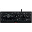 Cherry JK-8502DE-2 Stream Protect Keyboard Silikonschutzbezug QWERTZ USB schwarz