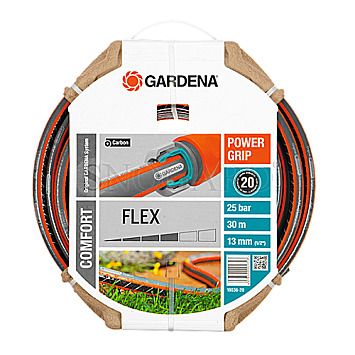 Gardena 18036-20 Flex Schlauch 13mm (1/2") 30m schwarz/grau/orange