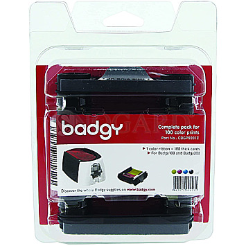 Evolis CBGP0001C Badgy Consumable Kit