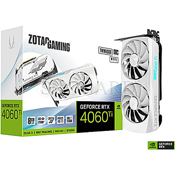 8GB Zotac ZT-D40610Q-10M Gaming GeForce RTX4060Ti Twin Edge OC White