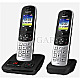 Panasonic KX-TGH722 DECT Telefon + Mobilteil schwarz/silber