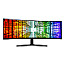 124.5cm (49") Samsung ViewFinity S49A950UIP VA HDR400 UWDQHD 120Hz Curved