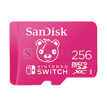 256GB SanDisk Nintendo Switch R100/W90 microSDXC UHS-I U3 Class 10 Fortnite