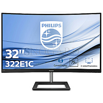 80cm (31.5") Philips E-line 322E1C VA Full-HD Curved SmartImage