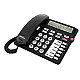 Tiptel Ergophone 1300 Analogtelefon schwarz