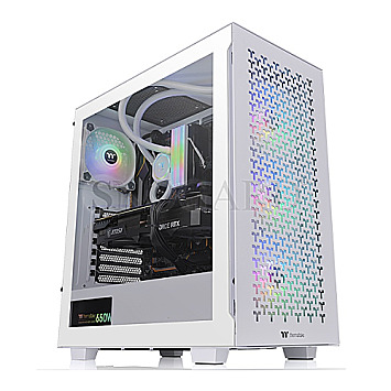 Thermaltake CA-1S3-00M6WN-03 V350 TG ARGB Air Window Snow White Edition