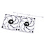 Thermaltake CL-F151-PL12WT-A CT120 120mm Case Fan White 2er Pack