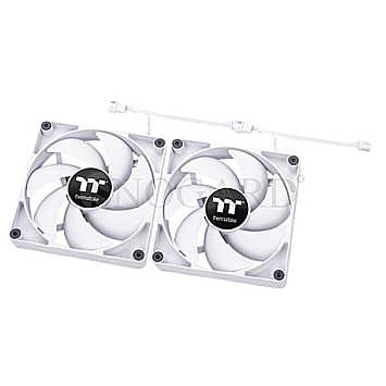 Thermaltake CL-F151-PL12WT-A CT120 120mm Case Fan White 2er Pack