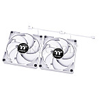 Thermaltake CL-F151-PL12WT-A CT120 120mm Case Fan White 2er Pack