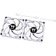 Thermaltake CL-F152-PL14WT-A CT140 140mm Case Fan White 2er Pack