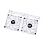 Thermaltake CL-F153-PL12SW-A CT120 ARGB Sync 120mm Case Fan White 2er Pack