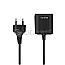 LogiLink PA0256 USB Charger 2-Port USB 2.0 Typ-A/USB-C 12W schwarz