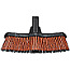 Fiskars 1025930 Solid Allzweckbesen Kopf ohne Stiel M schwarz/orange