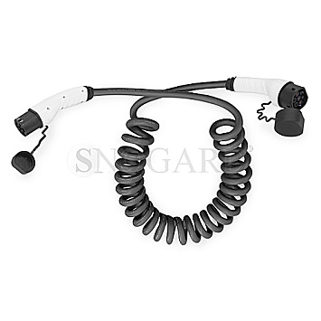 Digitus DK-3P32-S-075 KFZ Spiral-Ladekabel Typ 2 auf Typ 2 flexibel 7.5m